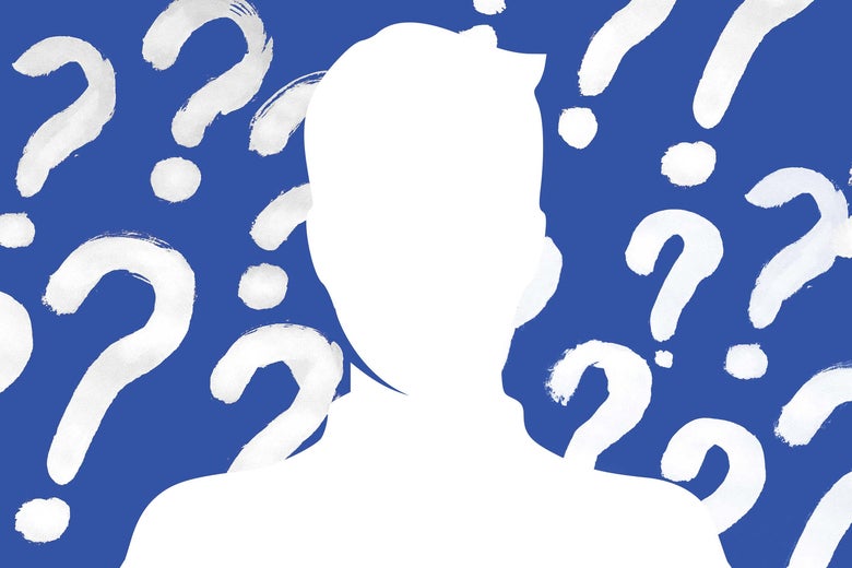 Confused man surrounded by question marks.